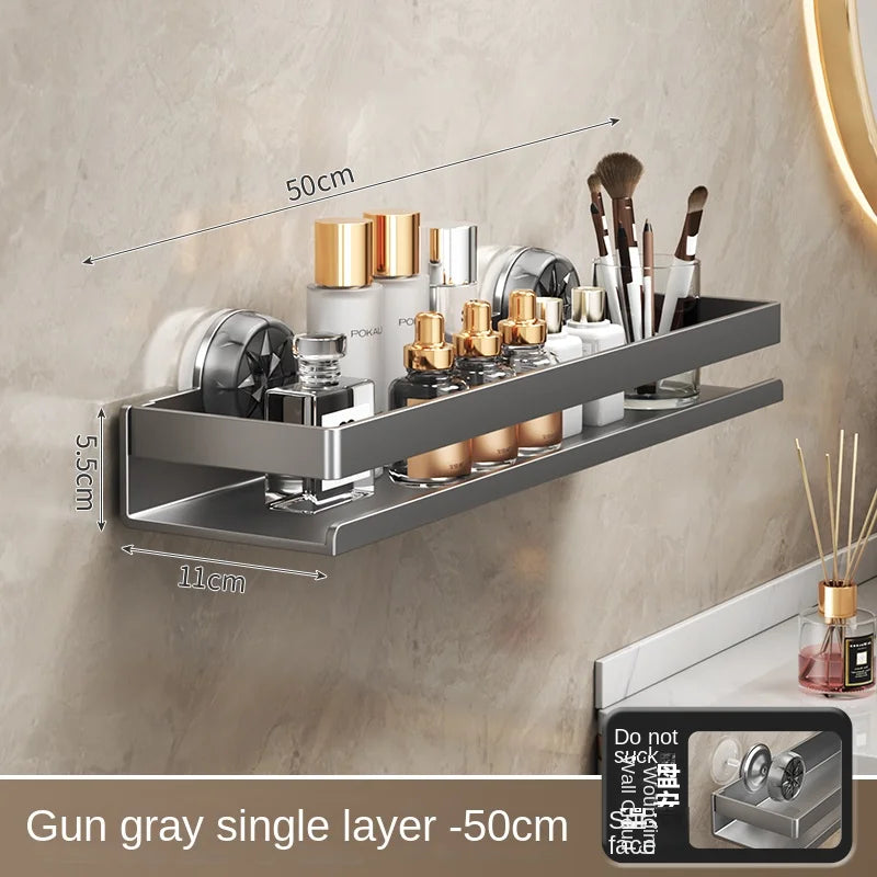 Multifunktionales Küchenregal mit Saugnäpfen (Ohne Bohren)