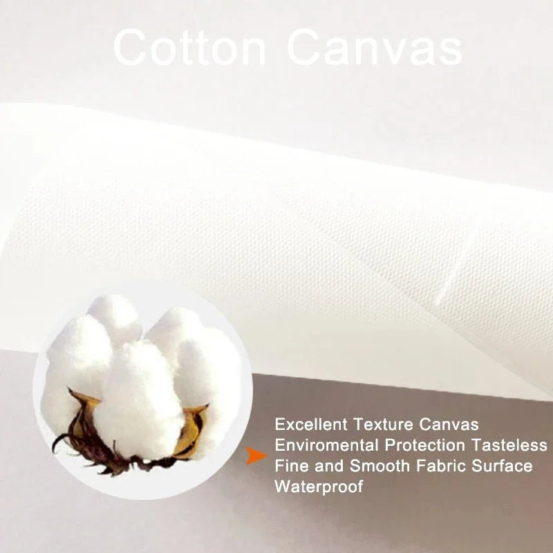 Moderne Leinwand-Wandkunst "Allah" (Arabische Kalligrafie)