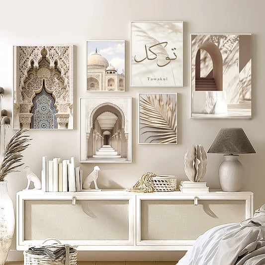 Ungerahmter Abstrakter Islamischer Leinwanddruck