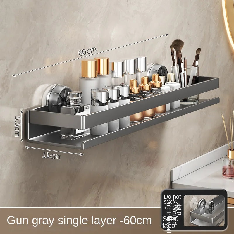 Multifunktionales Küchenregal mit Saugnäpfen (Ohne Bohren)