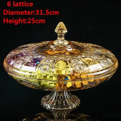 Runde Snackteller aus Kunststoff