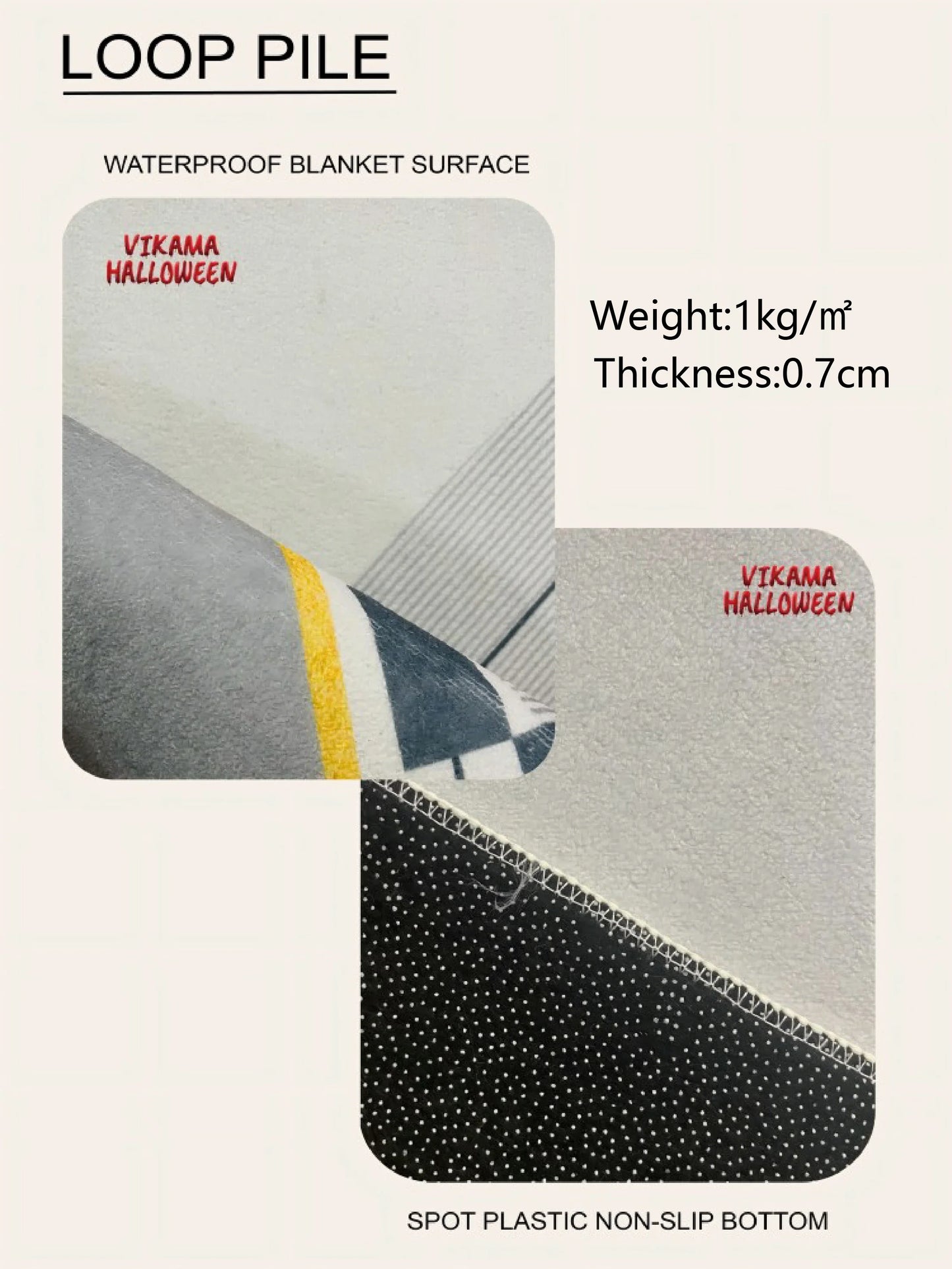 Moderner Rechteckiger Gebetsteppich (Polyester)