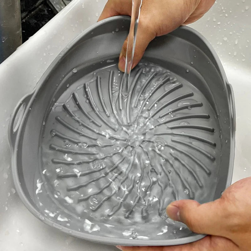 Wiederverwendbarer Silikon-Einsatz für Heißluftfritteusen (Quadratisch)