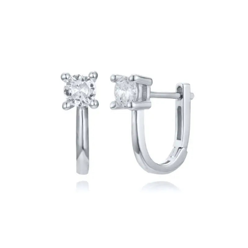 Zarte "Huggie" Creolen aus 925 Sterling Silber