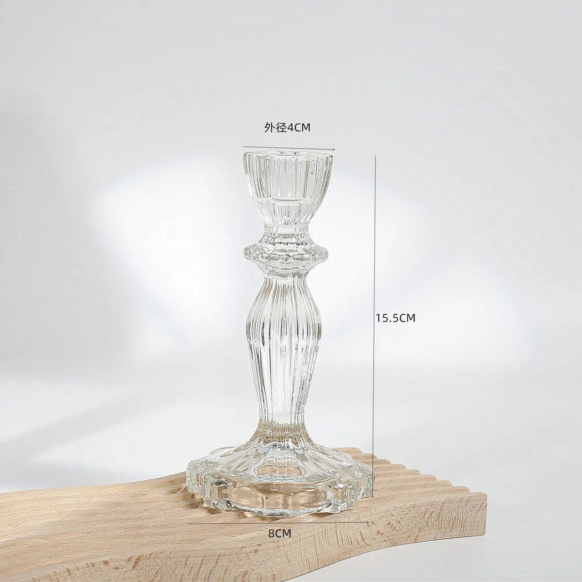 Europäischer Retro-Glas-Kerzenhalter (Klassischer Stil)