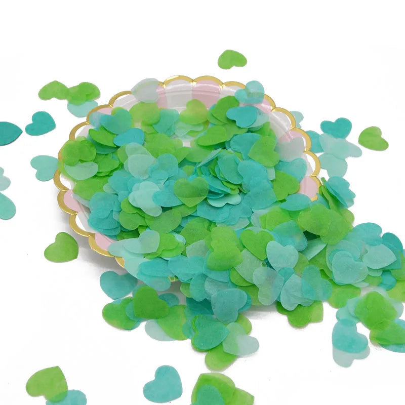 Konfetti in Herzform für Feste