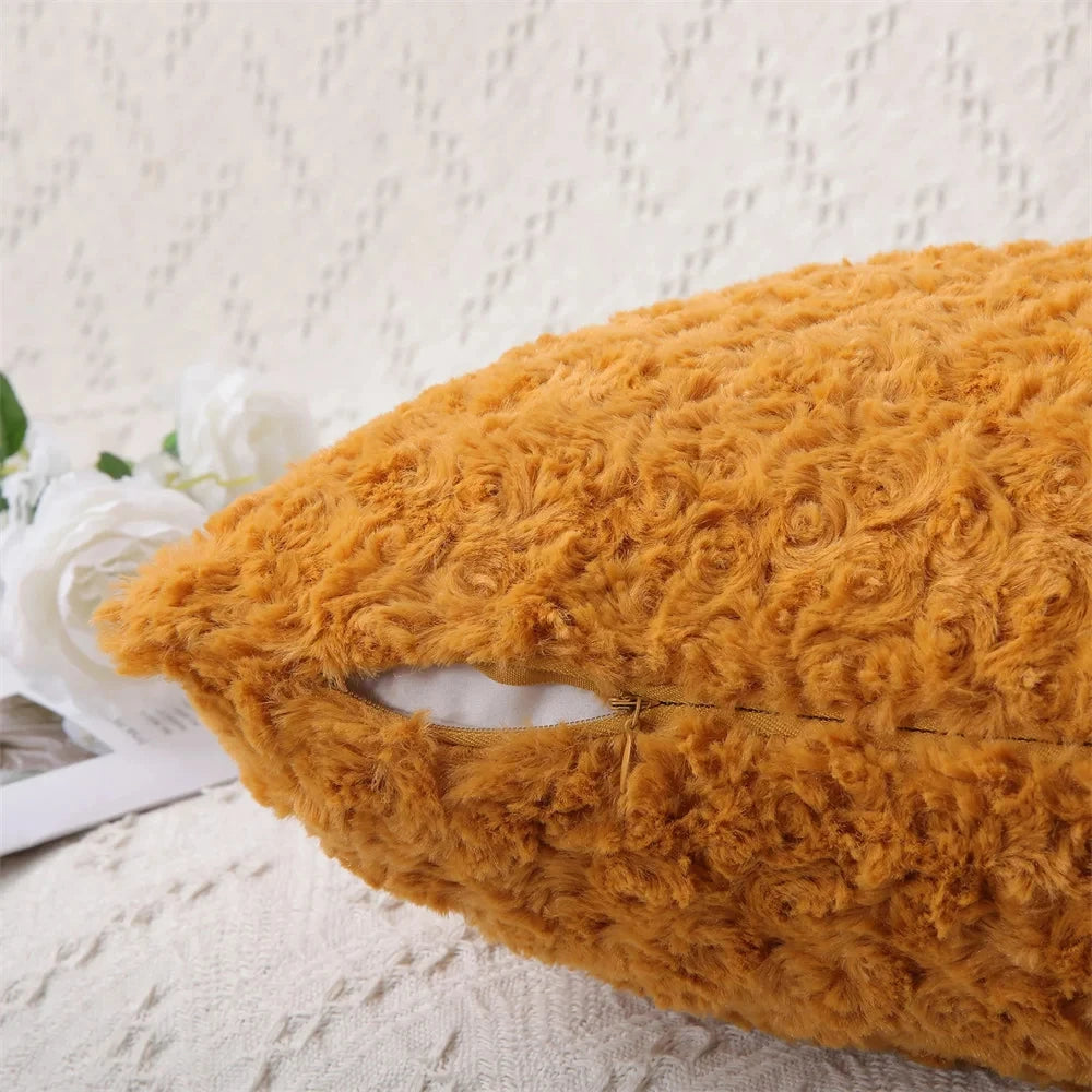 Luxuriöser 3D-Rosen Kissenbezug