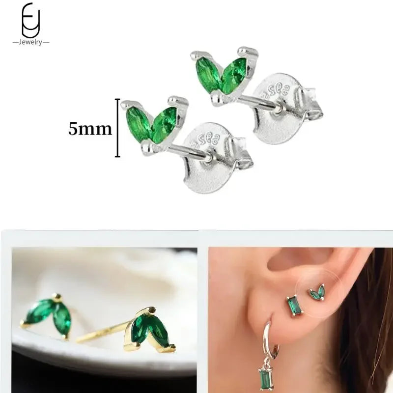 Trendige Herz-Creolen aus 925 Sterling Silber mit Zirkon