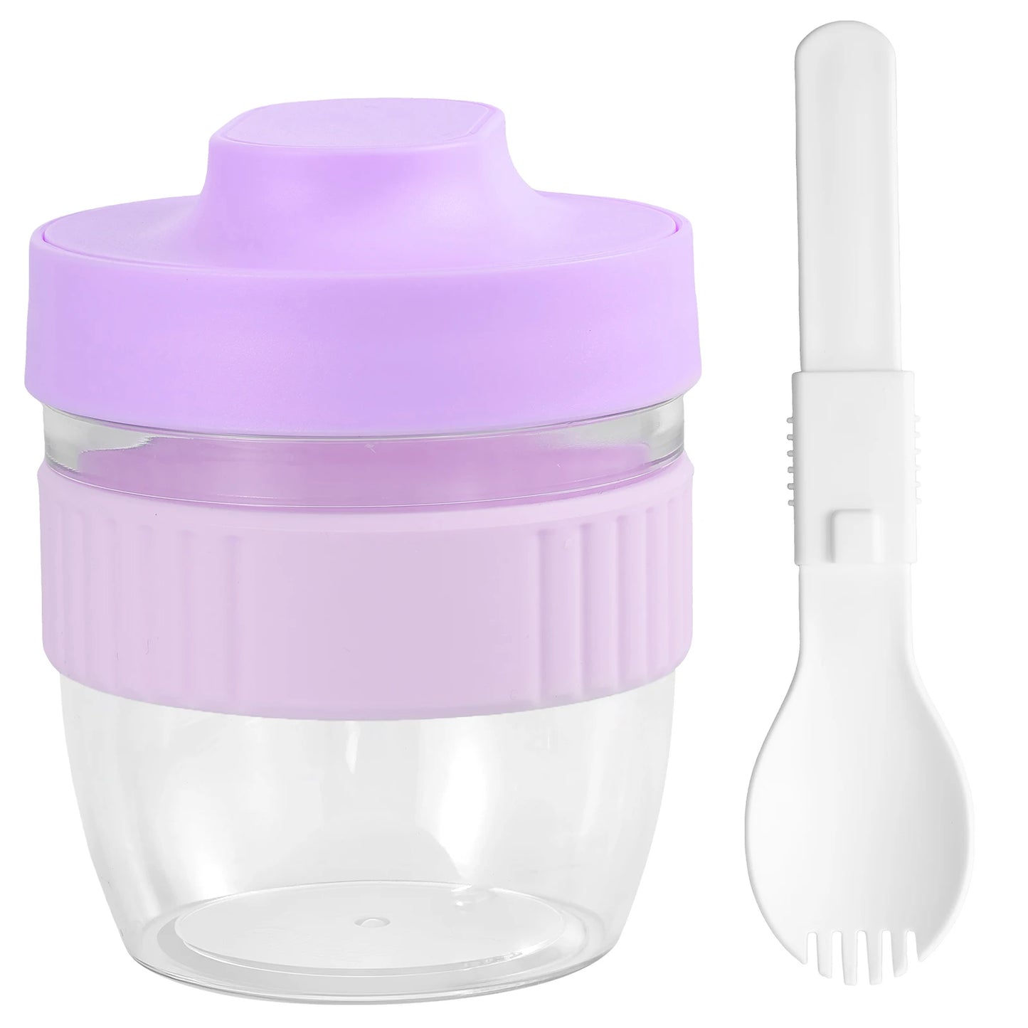 Moderner 2-in-1 Becher für Overnight Oats und Müsli