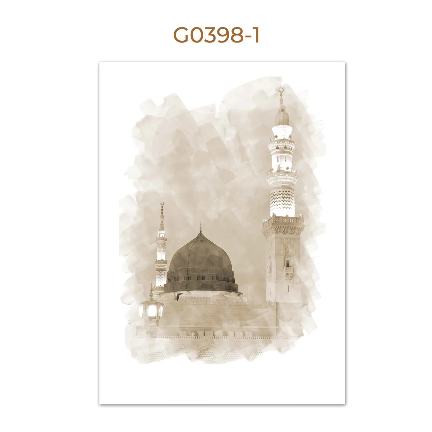 Moderner, Abstrakter Islamischer Leinwanddruck (Ungerahmt)