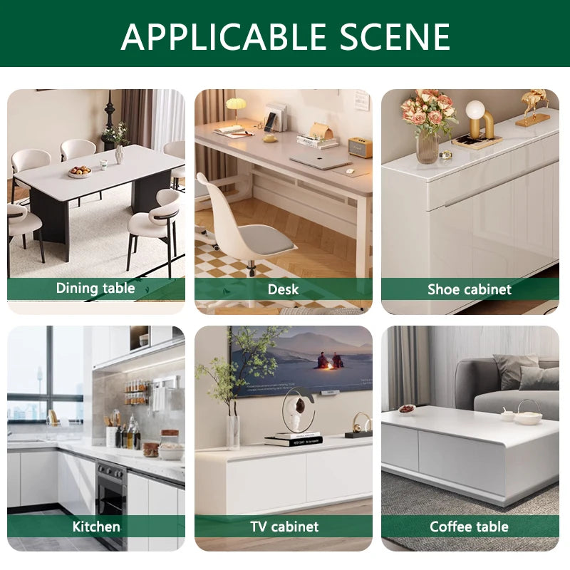 Abwaschbare PVC-Tischdecke (Einfarbig & Anpassbar)