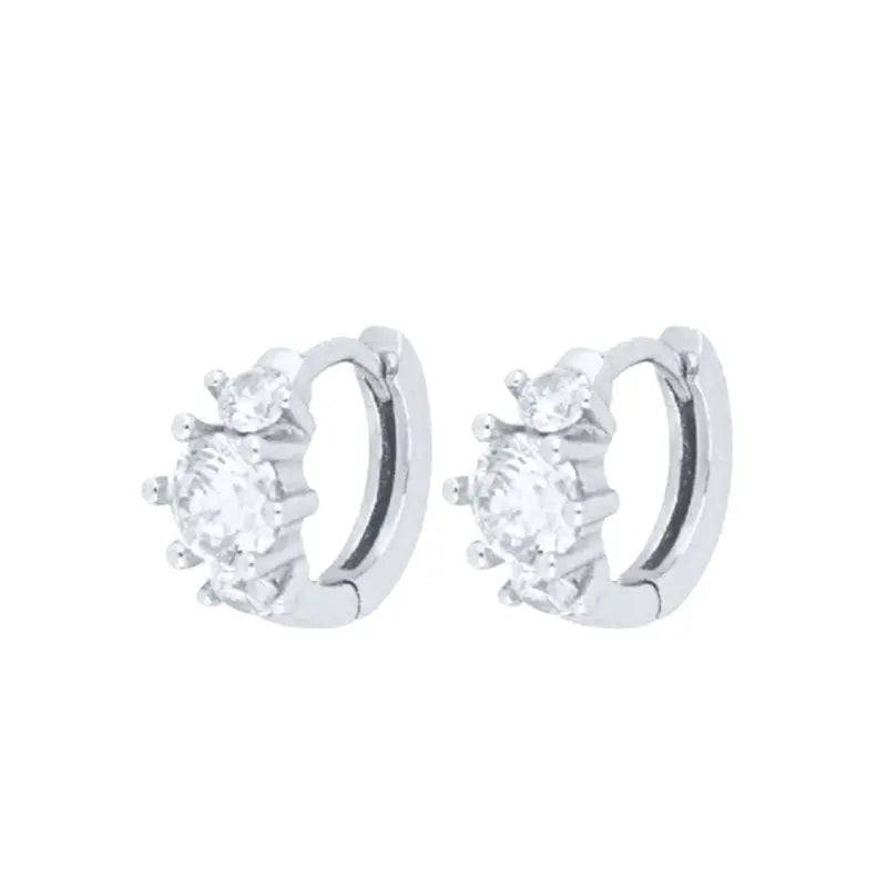 Zarte "Huggie" Creolen aus 925 Sterling Silber