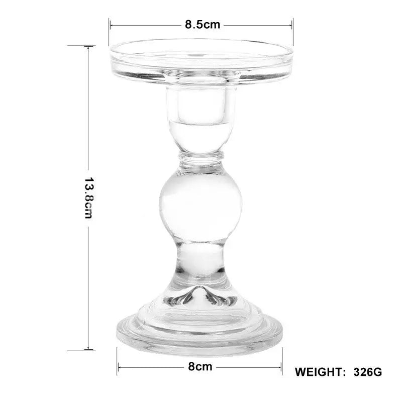 Europäischer Retro-Glas-Kerzenhalter (Klassischer Stil)