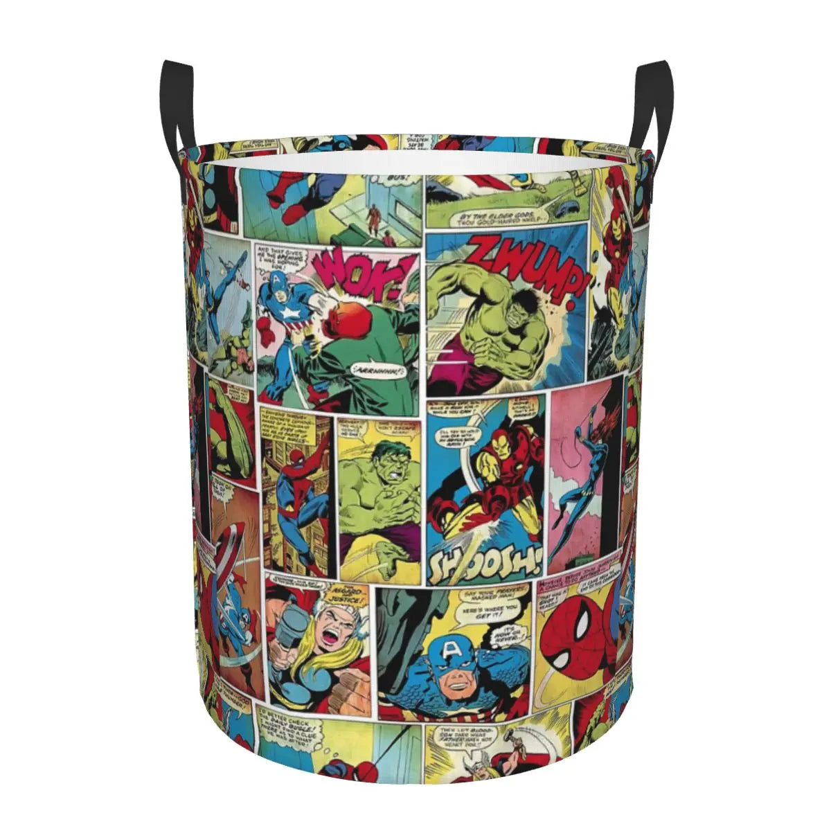 Personalisierter Spiderman Wäschekorb & Spielzeug-Organizer