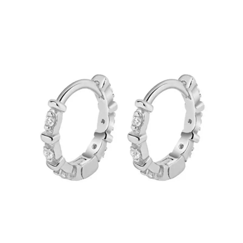 Zarte "Huggie" Creolen aus 925 Sterling Silber