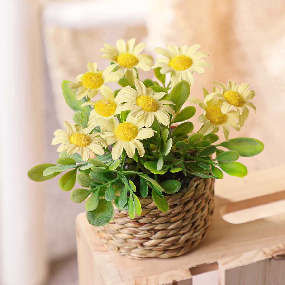 Künstliches Gras im Topf Dekoration