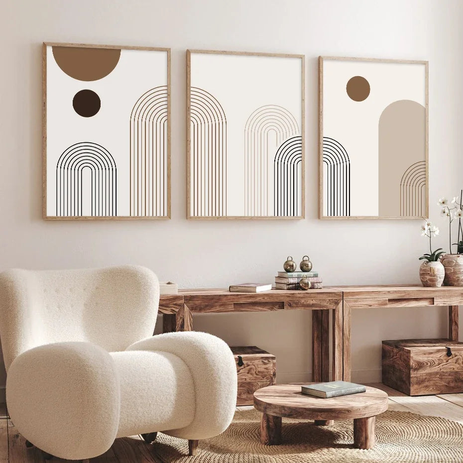 Scandinavian Abstract Canvas Prints for Modern Home Decor
