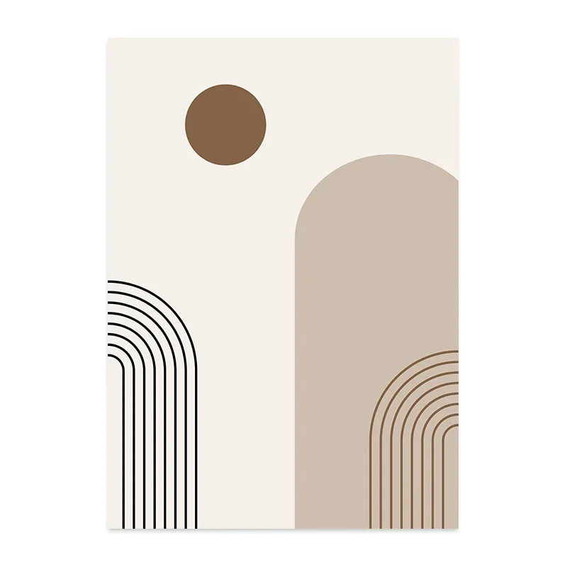 Scandinavian Abstract Canvas Prints for Modern Home Decor