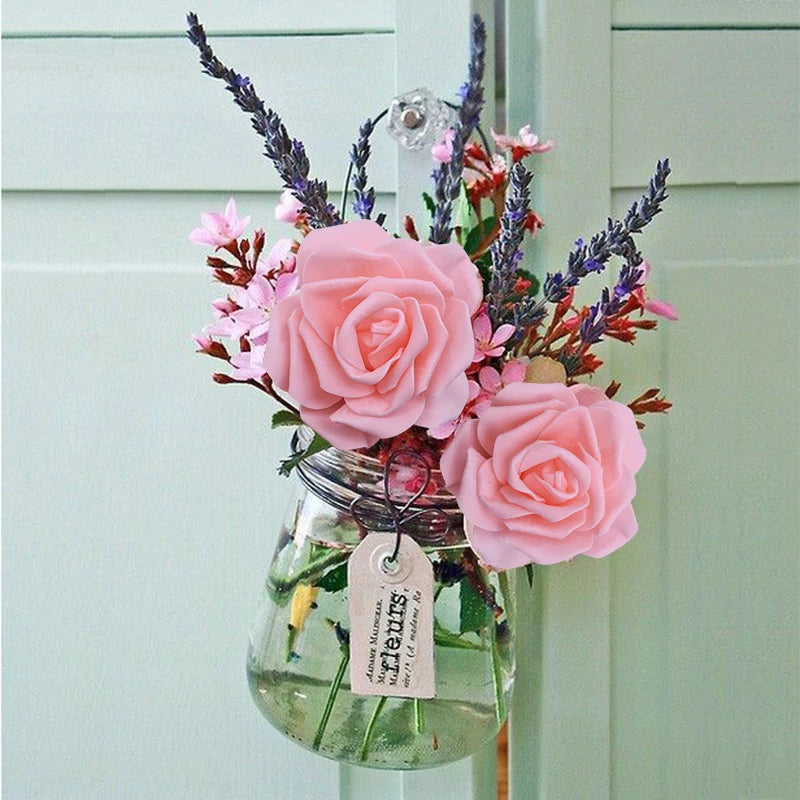 Künstliche Rosenköpfe aus PE-Schaum