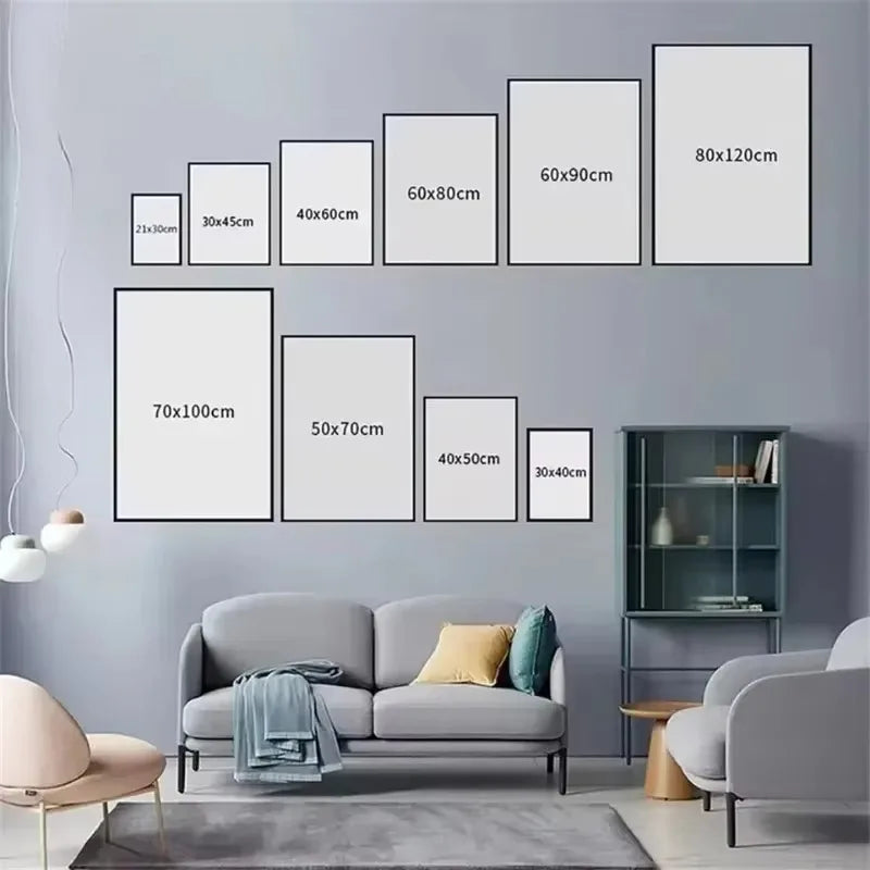 Minimalistisches Abstraktes Leinwandbild