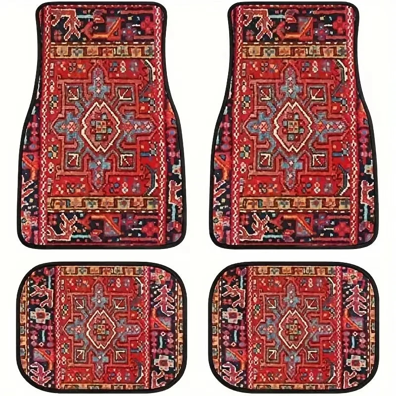 Auto-Fußmatten Set „Grand Bazaar“ – 4-teilig im antiken Orient-Design