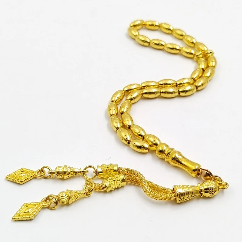 Tasbih: Edles Gebetsarmband aus Tibetischem Silber