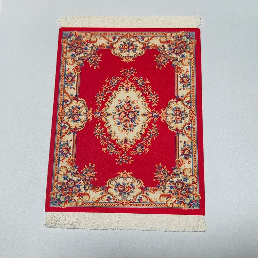 Großes Orient-Mousepad „Grand Weave“ – 28cm Premium-Webstruktur mit Fransen