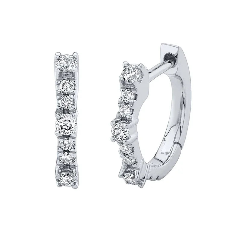 Zarte "Huggie" Creolen aus 925 Sterling Silber