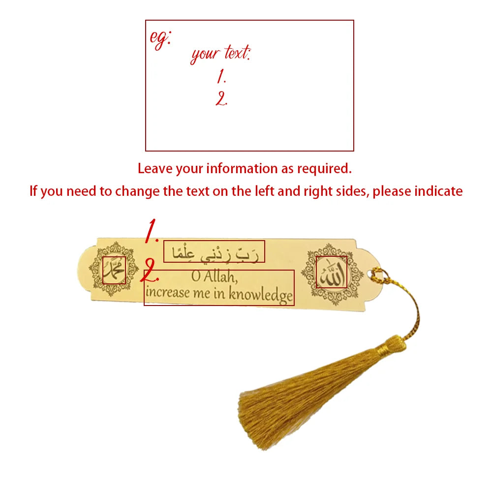 Personalisierte Eid-Dekoration aus Acryl