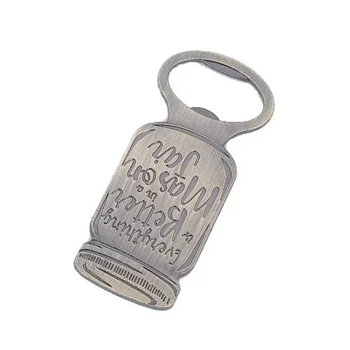 Multifunktionaler Flaschenöffner aus Edelstahl