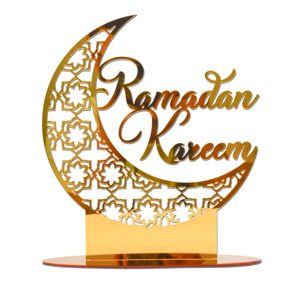 Elegante Ramadan & Eid Tischdekoration aus Acryl