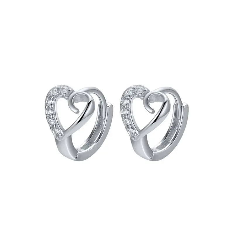Zarte "Huggie" Creolen aus 925 Sterling Silber