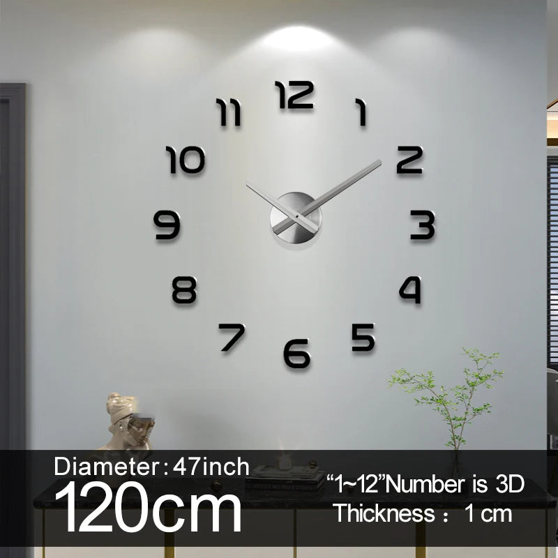 3D DIY Wanduhr im minimalistischen Stil