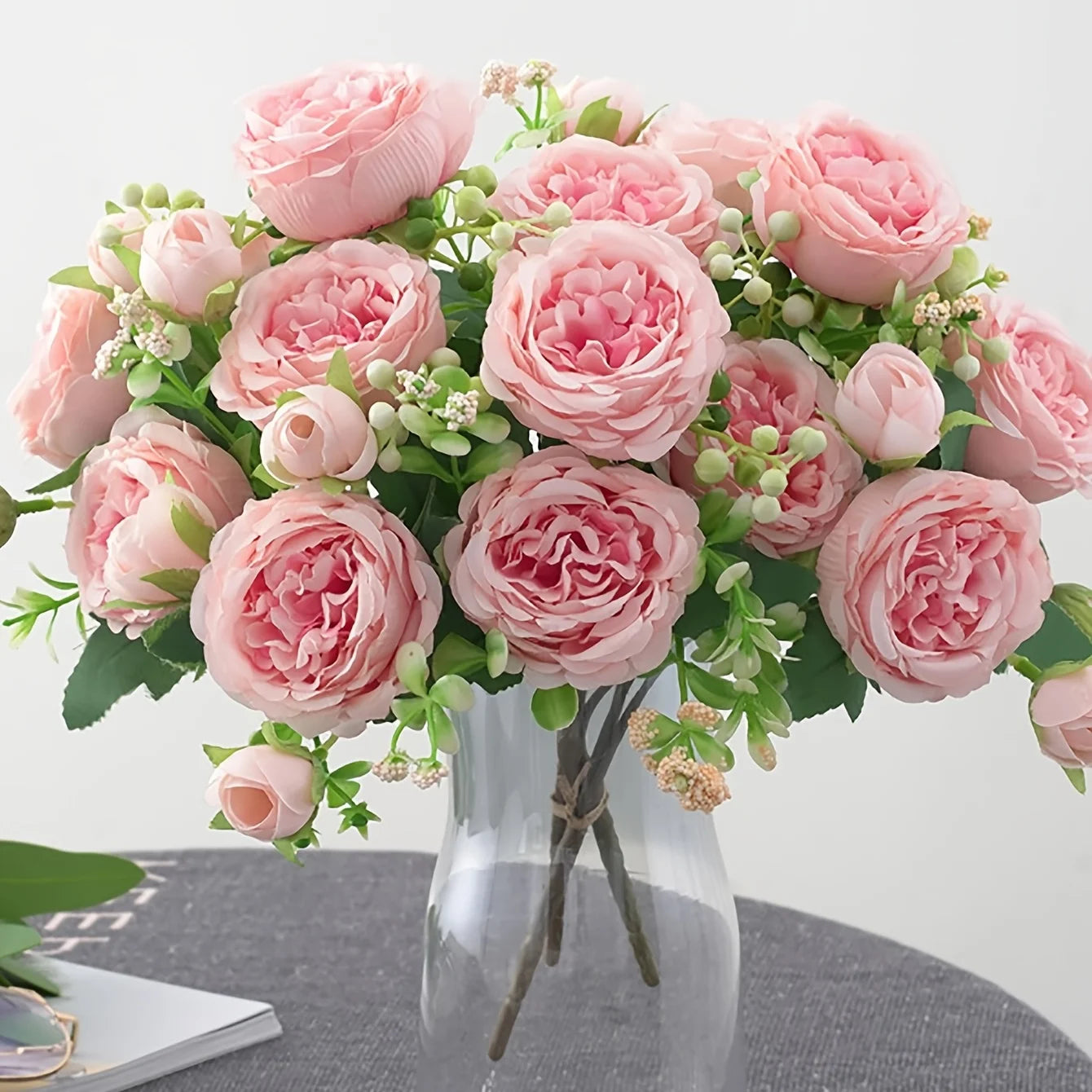 Persisches Rosen-Bouquet „Eternal Blossom“ – Realistische Kunstblumen für Festlichkeiten