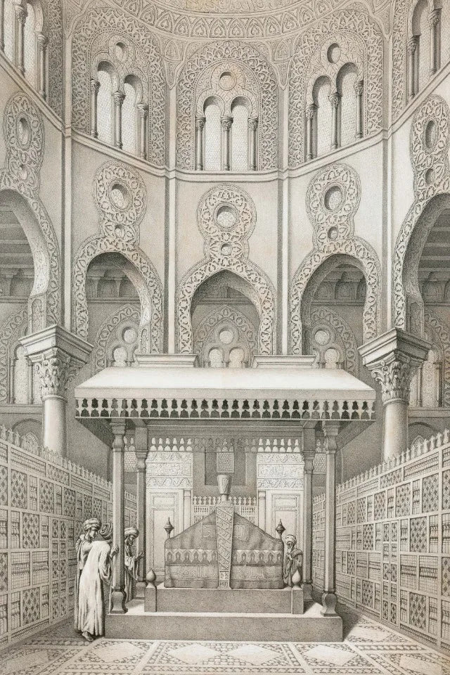 Moderne Aquarell-Landschaft – Minimalistische Leinwandkunst