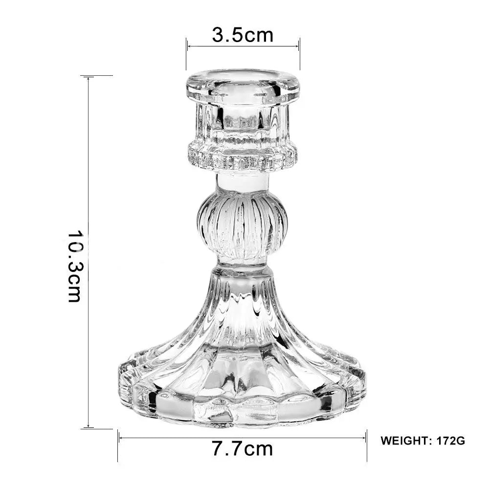 Europäischer Retro-Glas-Kerzenhalter (Klassischer Stil)