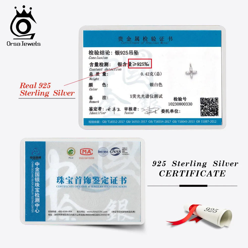 Luxus Kleeblatt Kette 925 Silber