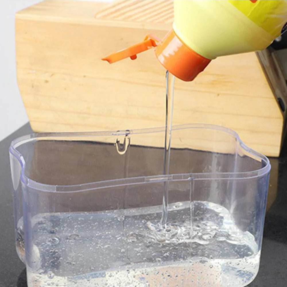 2-in-1 Seifenspender mit Integriertem Schwammhalter