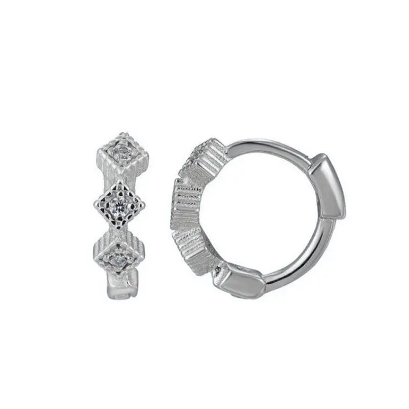 Zarte "Huggie" Creolen aus 925 Sterling Silber