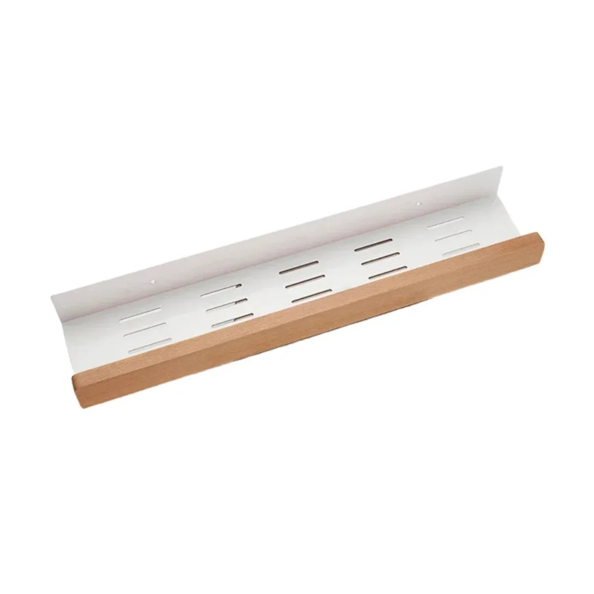 Multifunktionales Schwimmendes Wandregal aus Holz und Aluminium