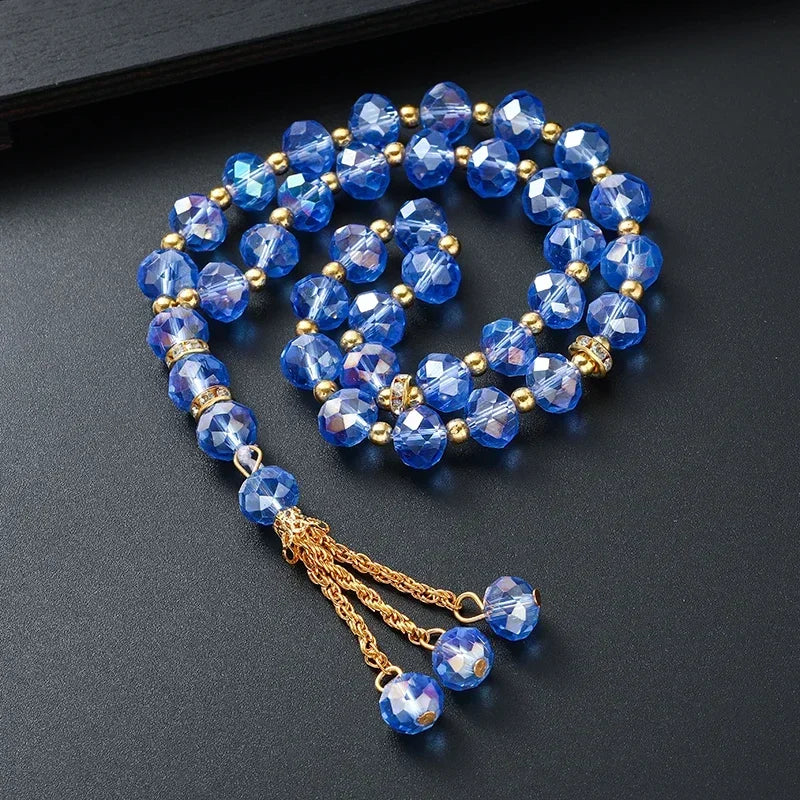 Ethnische Tesbih aus Steinperlen