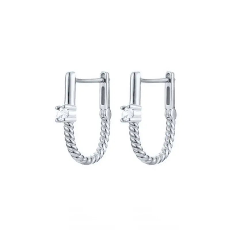 Zarte "Huggie" Creolen aus 925 Sterling Silber