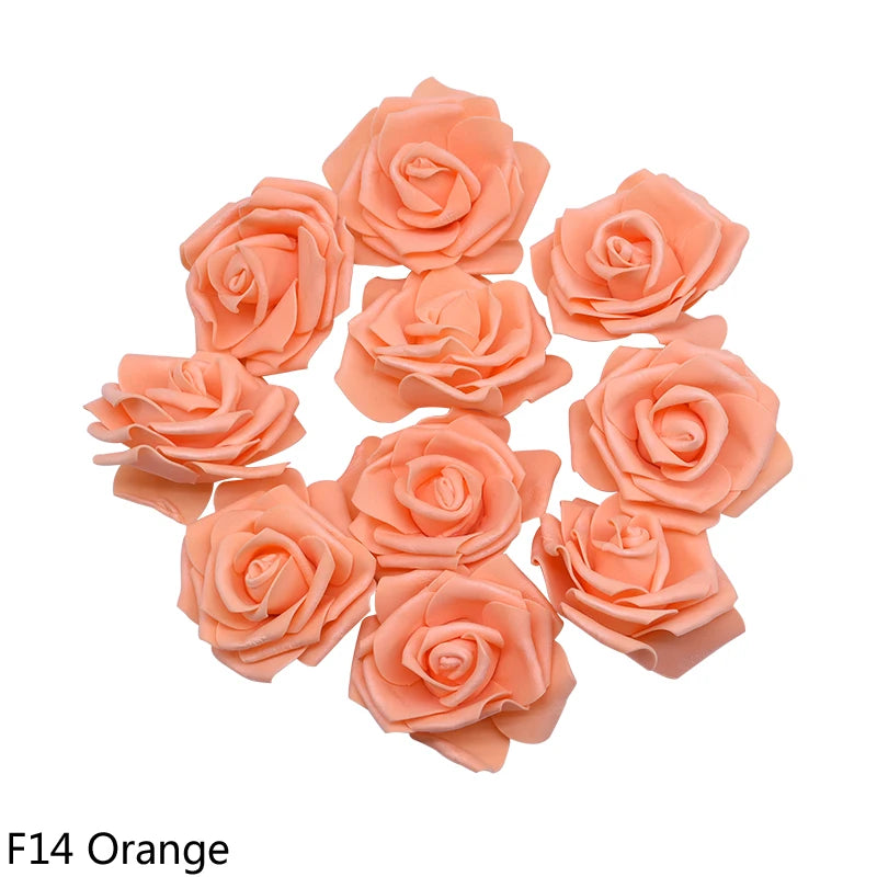 Künstliche Rosenköpfe aus PE-Schaum