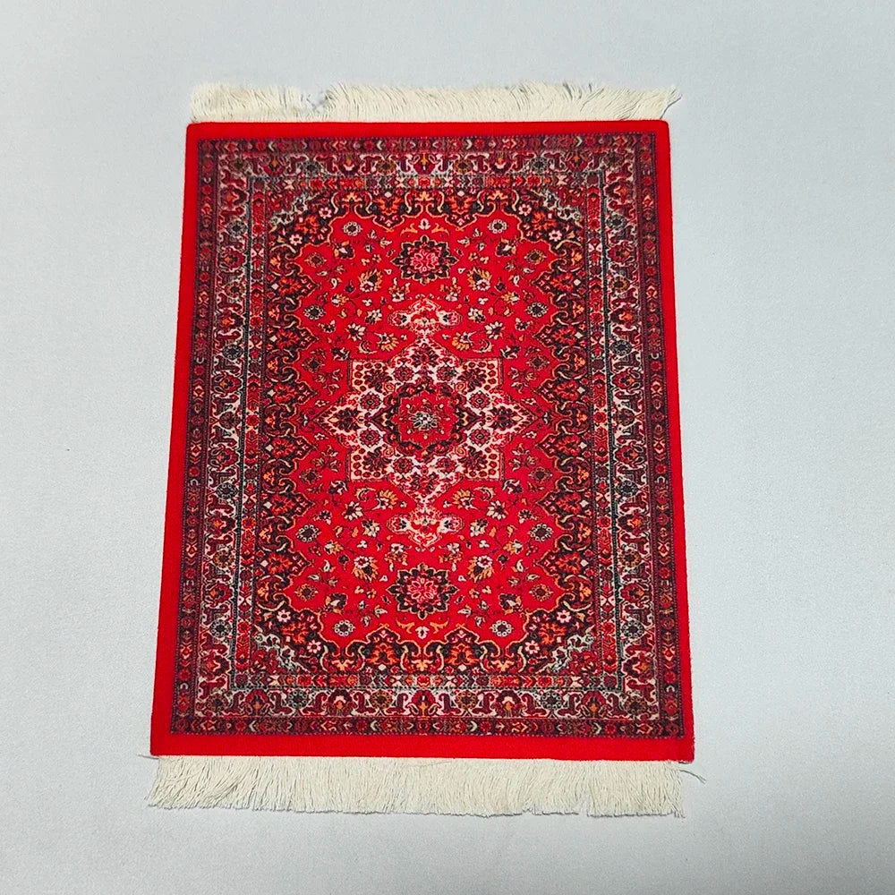 Großes Orient-Mousepad „Grand Weave“ – 28cm Premium-Webstruktur mit Fransen