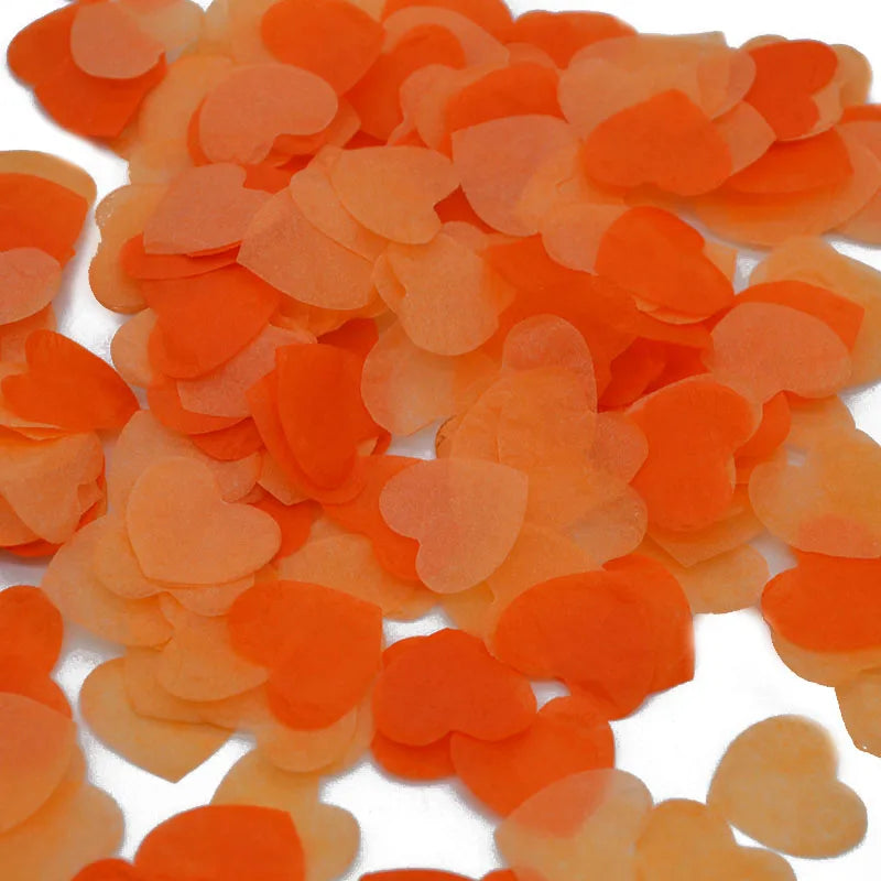 Konfetti in Herzform für Feste