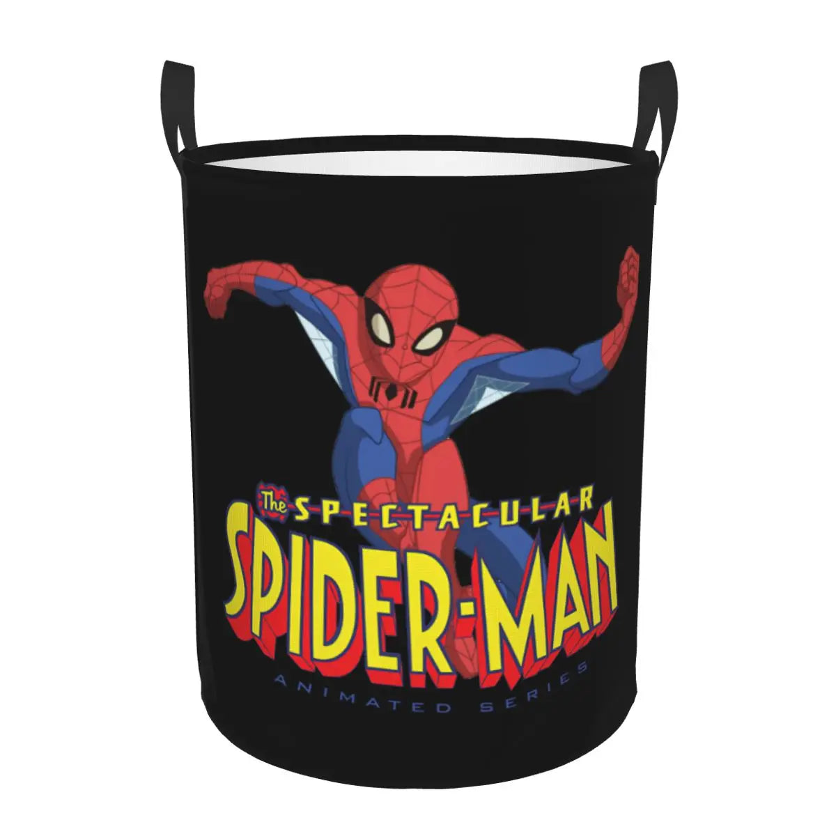 Personalisierter Spiderman Wäschekorb & Spielzeug-Organizer