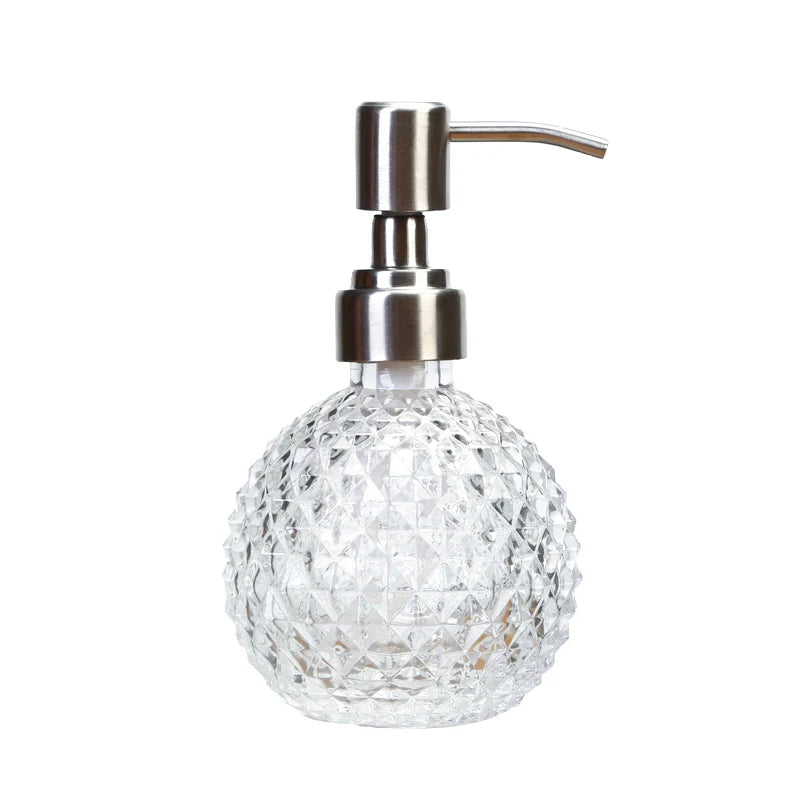 Elegante Seifenspender-Flasche aus Glas