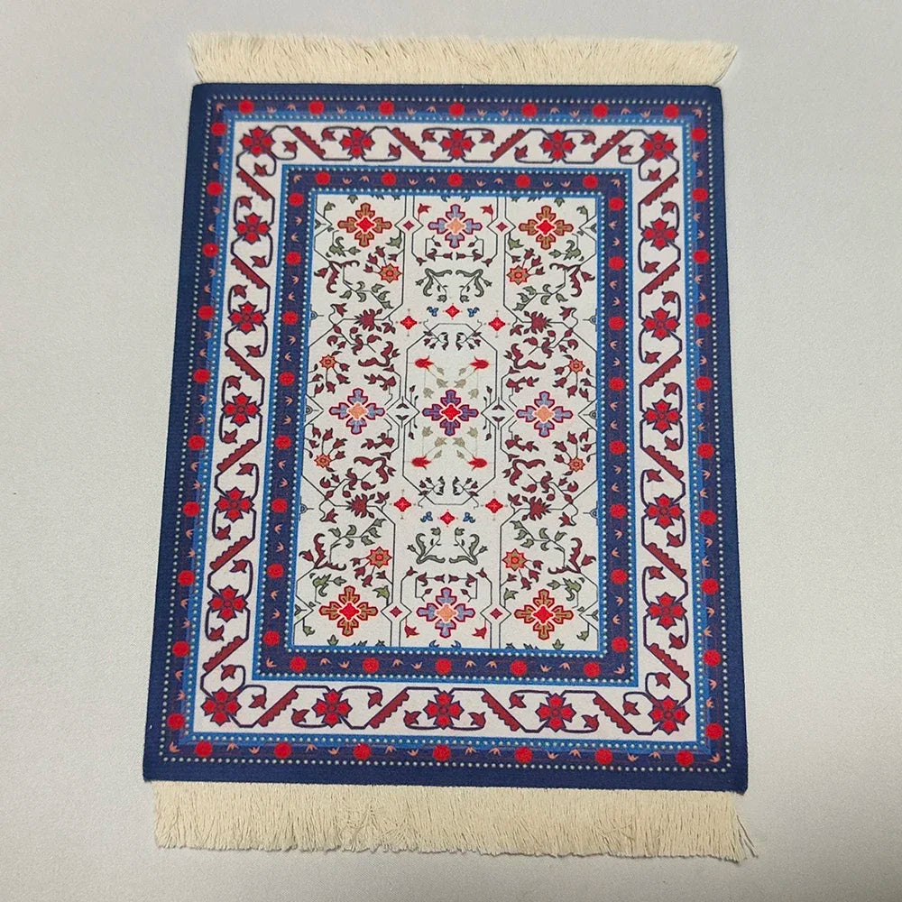 Großes Orient-Mousepad „Grand Weave“ – 28cm Premium-Webstruktur mit Fransen