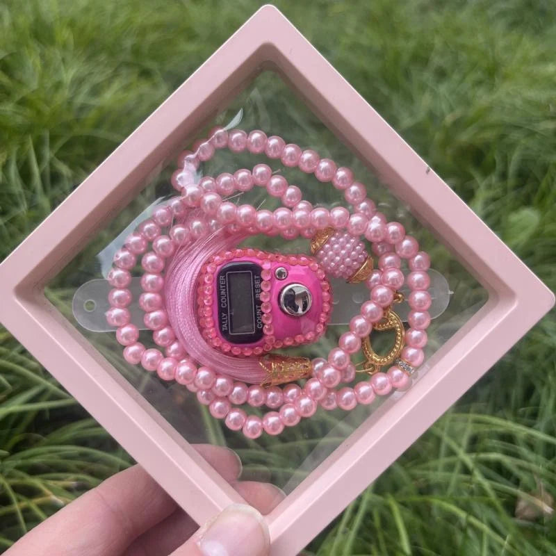 Luxuriöses Islamisches Geschenk-Set: Edelstein-Tasbih & Digitaler Zähler