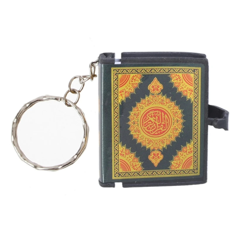 Mini Koran-Anhänger Schlüsselanhänger (Vintage Stil)